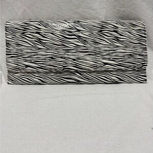 Black and White Zebra Print Clutch